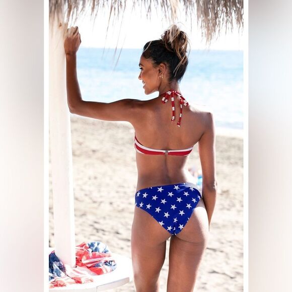 Lascana Patriotic Classic Bikini NWT - Picture 2 of 10